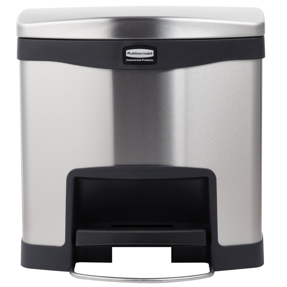 SLIM JIM 15L/4G METAL STEP ON BK